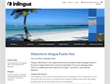 Tablet Screenshot of inlinguapr.com